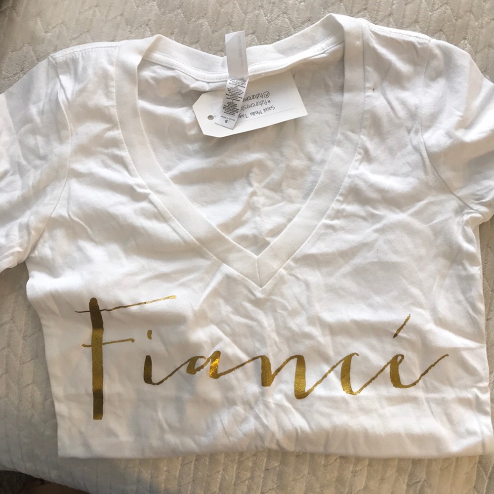 Fiancé shirt, fiancée, engagement shirt